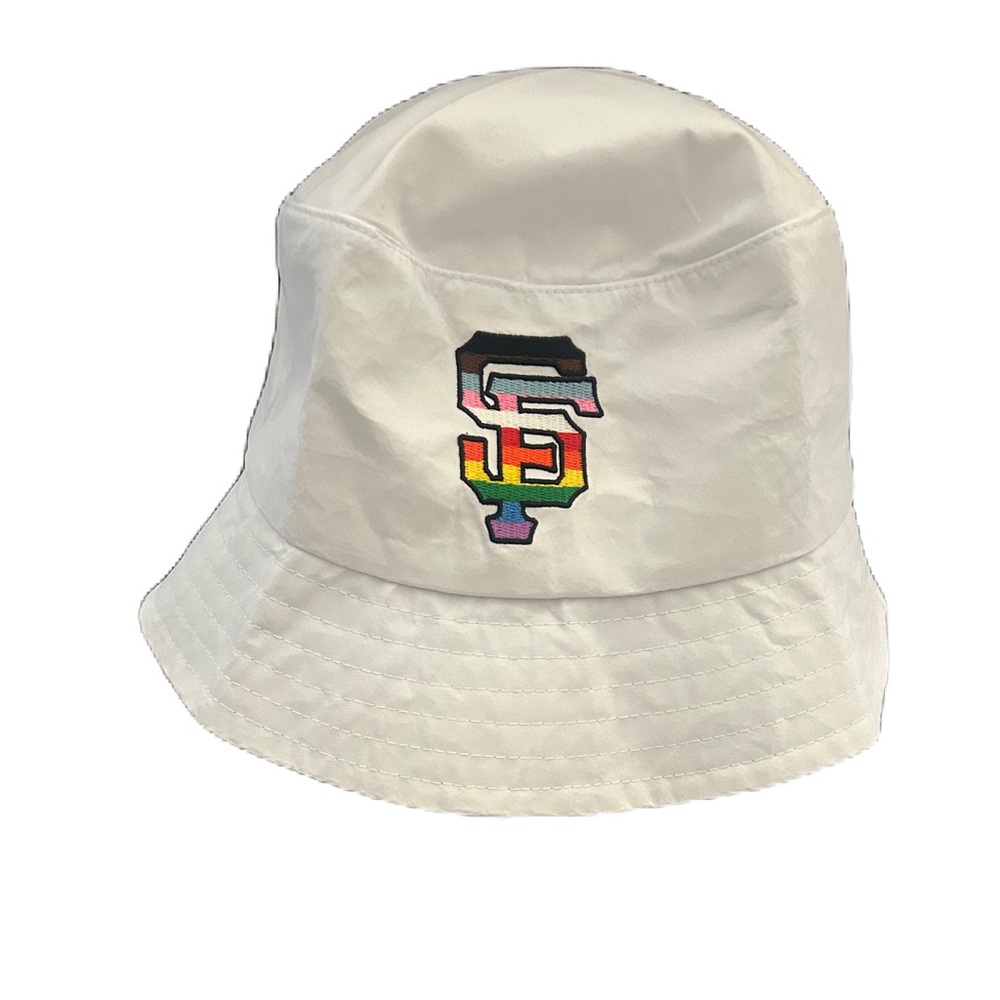 MlB San Francisco Giants Pride LGBTQ Bucket Hat With Embroidered Logo